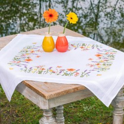 Tablecloth Embroidery Kit -...